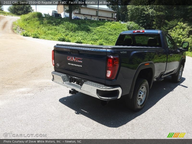 Pacific Blue Metallic / Jet Black 2022 GMC Sierra 2500HD Regular Cab 4WD