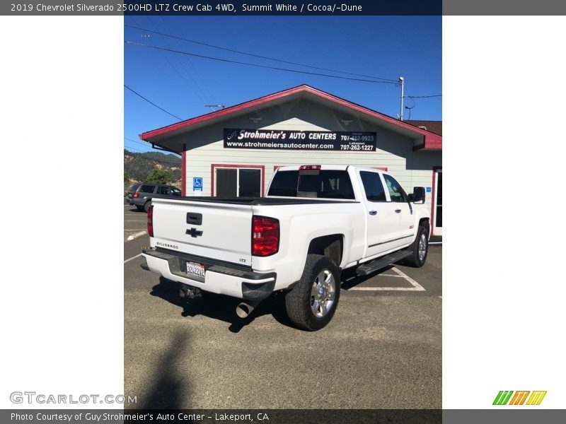 Summit White / Cocoa/­Dune 2019 Chevrolet Silverado 2500HD LTZ Crew Cab 4WD
