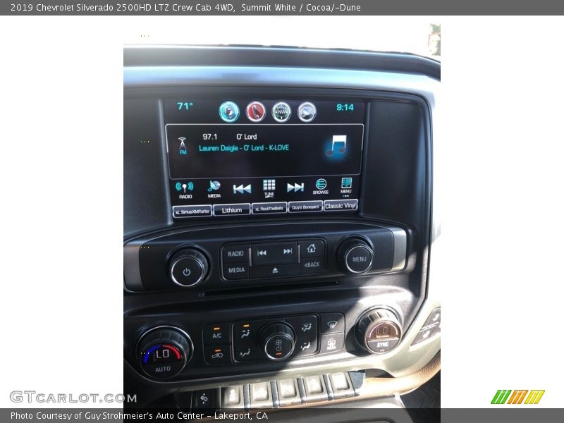 Summit White / Cocoa/­Dune 2019 Chevrolet Silverado 2500HD LTZ Crew Cab 4WD