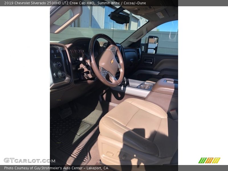 Summit White / Cocoa/­Dune 2019 Chevrolet Silverado 2500HD LTZ Crew Cab 4WD