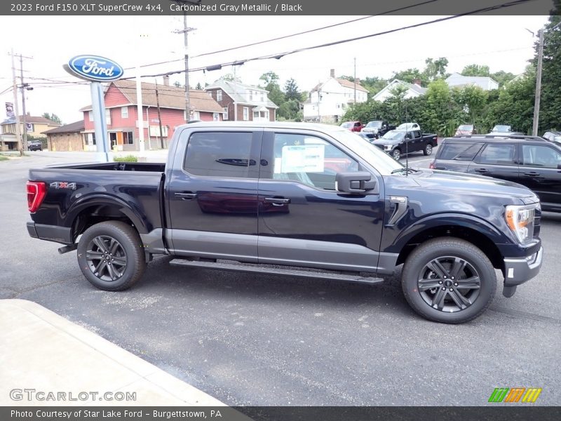 Carbonized Gray Metallic / Black 2023 Ford F150 XLT SuperCrew 4x4