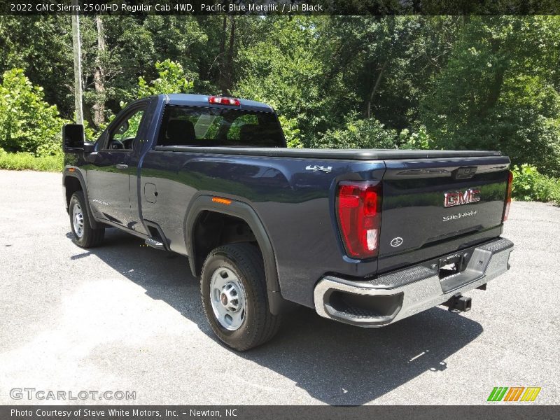 Pacific Blue Metallic / Jet Black 2022 GMC Sierra 2500HD Regular Cab 4WD