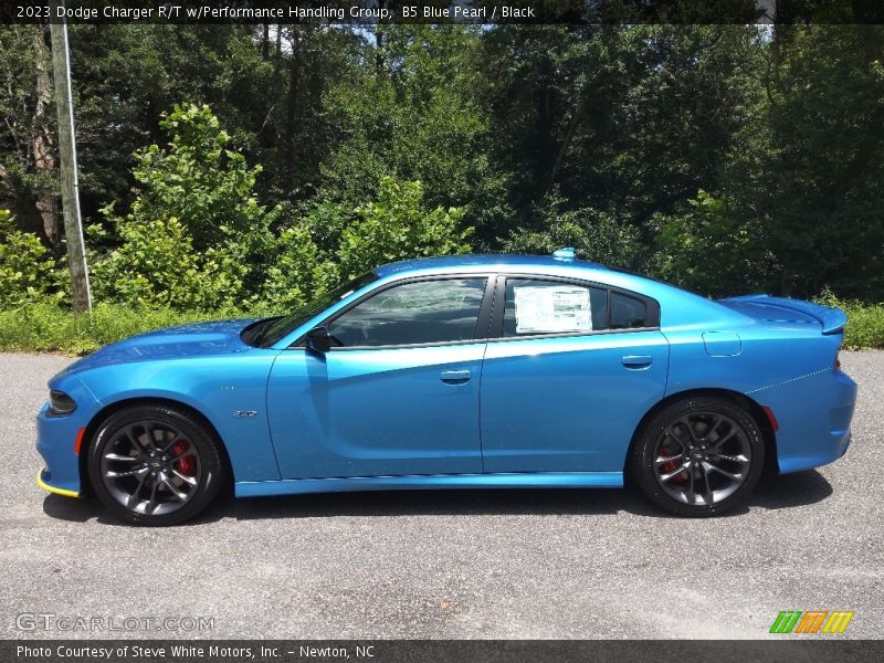 B5 Blue Pearl / Black 2023 Dodge Charger R/T w/Performance Handling Group