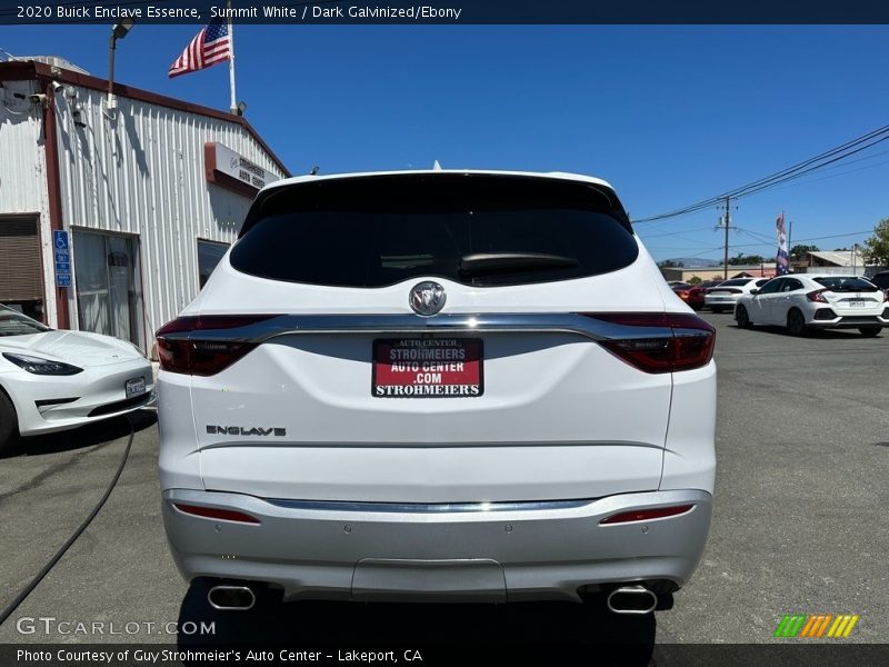 Summit White / Dark Galvinized/Ebony 2020 Buick Enclave Essence