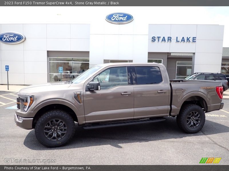 Stone Gray Metallic / Black 2023 Ford F150 Tremor SuperCrew 4x4