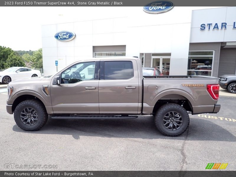 Stone Gray Metallic / Black 2023 Ford F150 Tremor SuperCrew 4x4