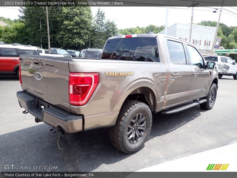 Stone Gray Metallic / Black 2023 Ford F150 Tremor SuperCrew 4x4