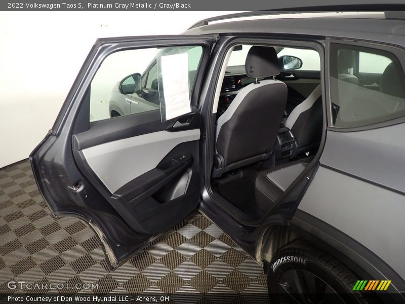Platinum Gray Metallic / Gray/Black 2022 Volkswagen Taos S