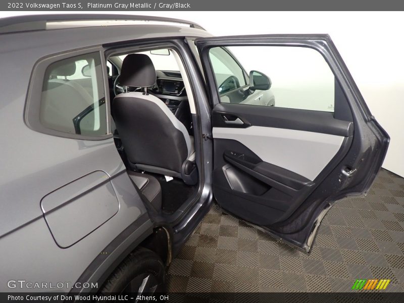 Platinum Gray Metallic / Gray/Black 2022 Volkswagen Taos S