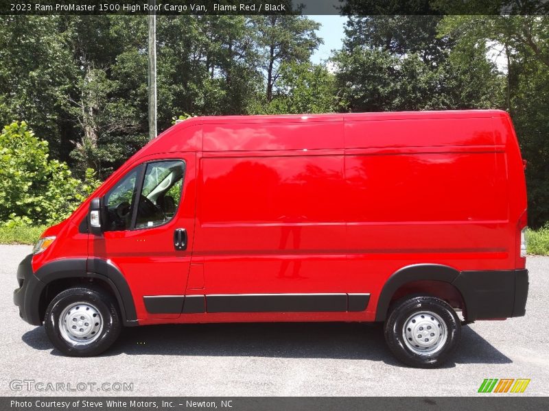  2023 ProMaster 1500 High Roof Cargo Van Flame Red