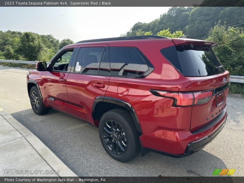 Supersonic Red / Black 2023 Toyota Sequoia Platinum 4x4