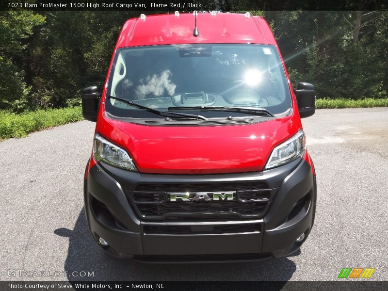 Flame Red / Black 2023 Ram ProMaster 1500 High Roof Cargo Van