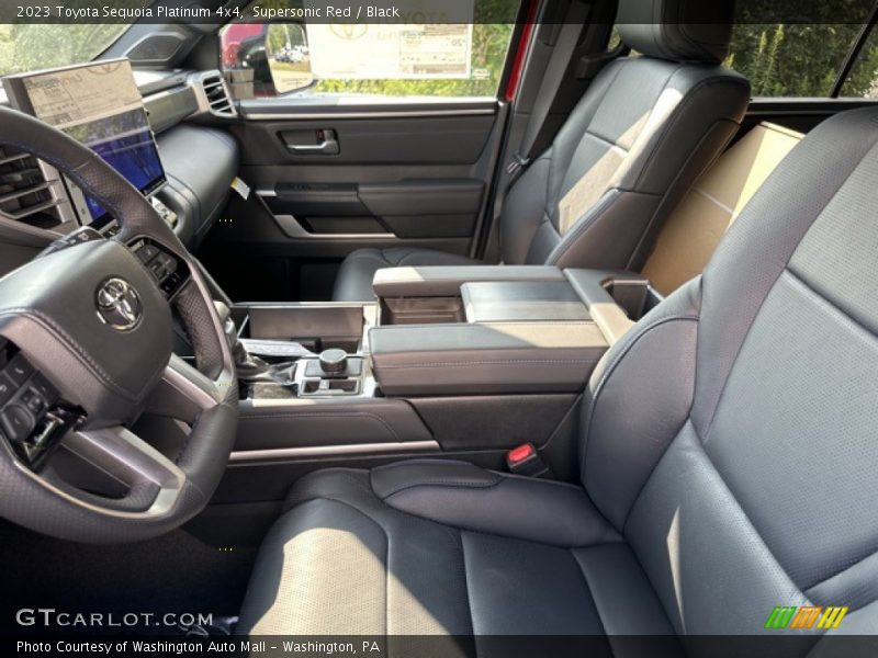 Front Seat of 2023 Sequoia Platinum 4x4