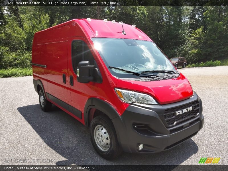 Flame Red / Black 2023 Ram ProMaster 1500 High Roof Cargo Van