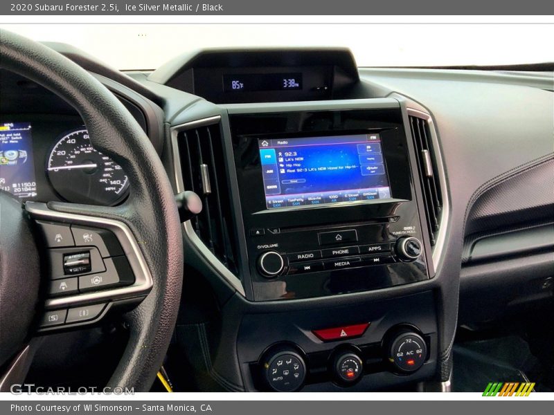 Controls of 2020 Forester 2.5i