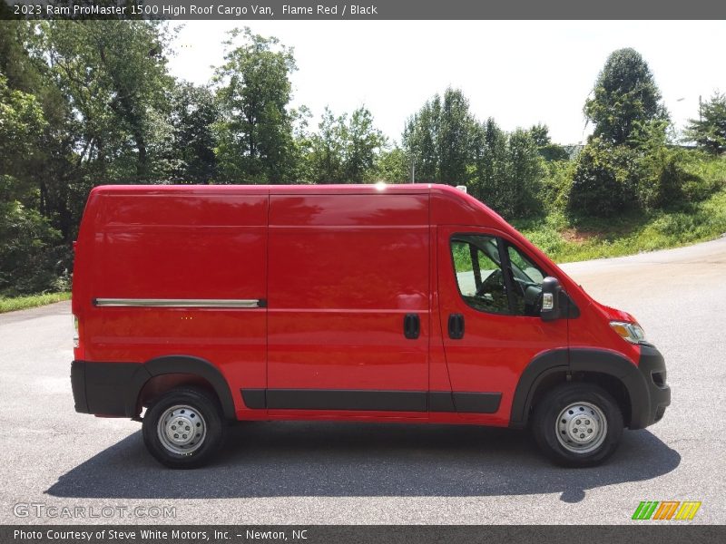 Flame Red / Black 2023 Ram ProMaster 1500 High Roof Cargo Van