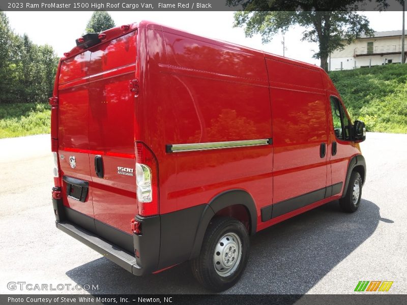 Flame Red / Black 2023 Ram ProMaster 1500 High Roof Cargo Van