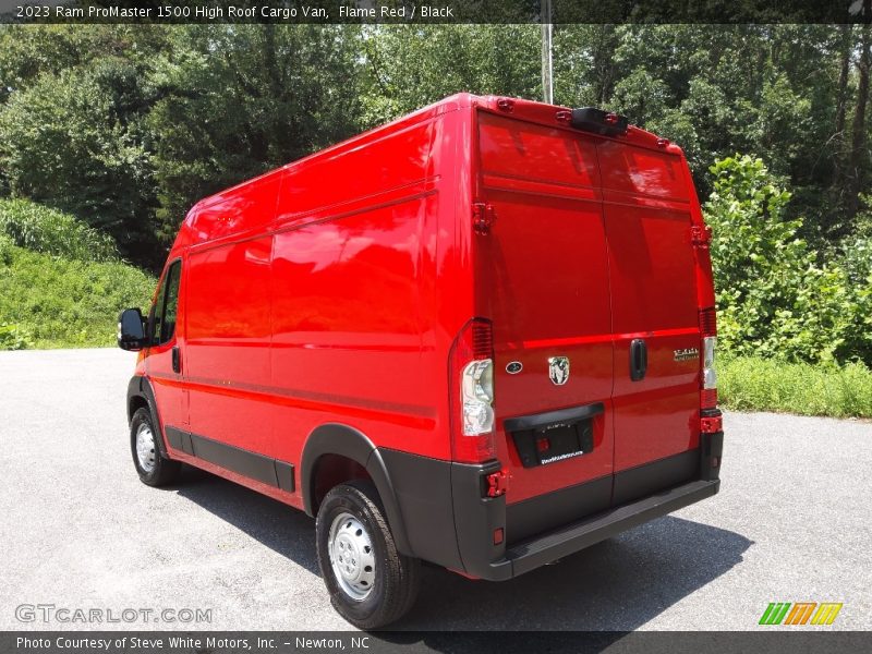 Flame Red / Black 2023 Ram ProMaster 1500 High Roof Cargo Van