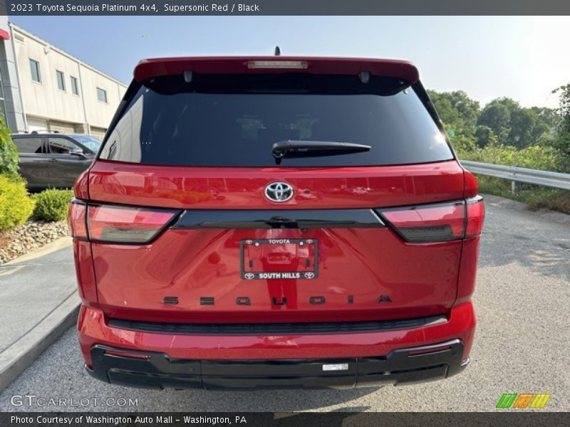 Supersonic Red / Black 2023 Toyota Sequoia Platinum 4x4