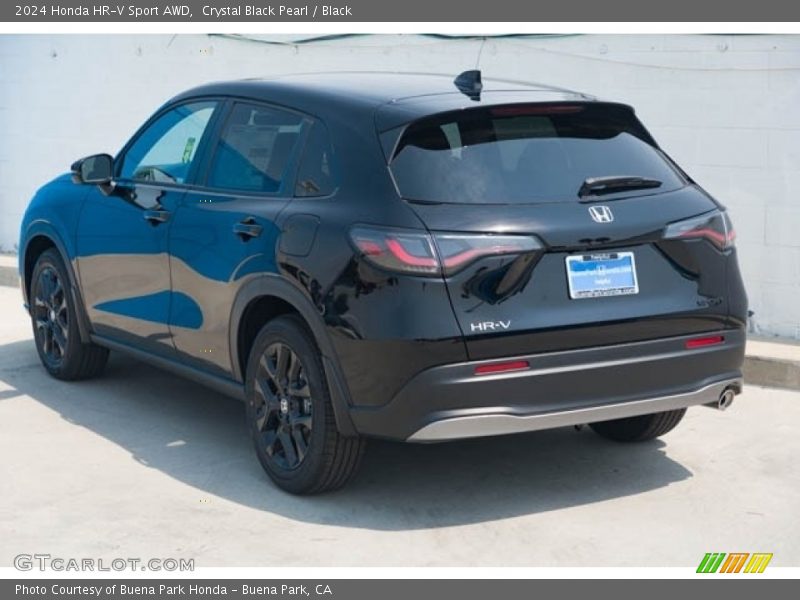 Crystal Black Pearl / Black 2024 Honda HR-V Sport AWD