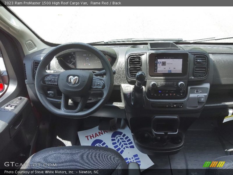 Dashboard of 2023 ProMaster 1500 High Roof Cargo Van