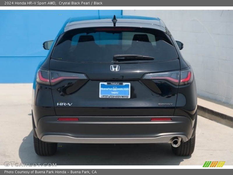 Crystal Black Pearl / Black 2024 Honda HR-V Sport AWD