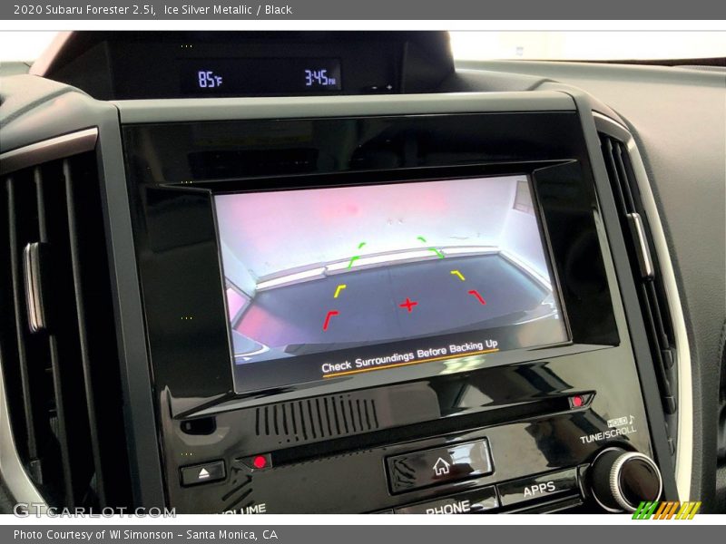 Ice Silver Metallic / Black 2020 Subaru Forester 2.5i