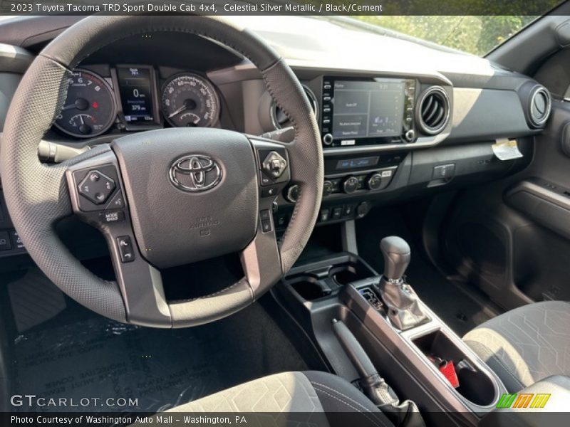 Celestial Silver Metallic / Black/Cement 2023 Toyota Tacoma TRD Sport Double Cab 4x4