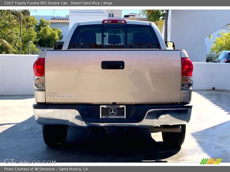 Desert Sand Mica / Beige 2007 Toyota Tundra SR5 Double Cab