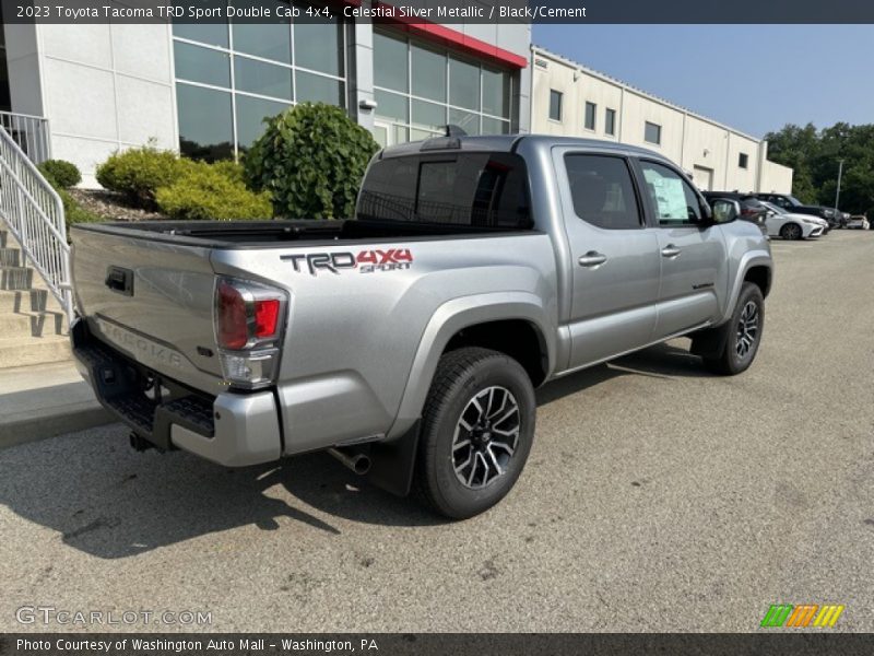 Celestial Silver Metallic / Black/Cement 2023 Toyota Tacoma TRD Sport Double Cab 4x4