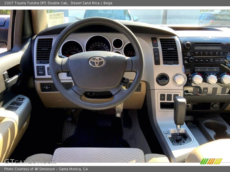Desert Sand Mica / Beige 2007 Toyota Tundra SR5 Double Cab