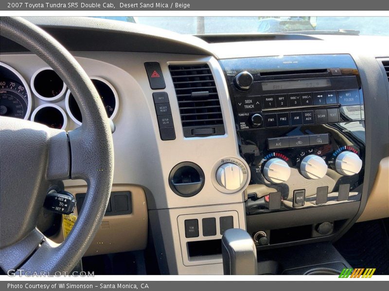Desert Sand Mica / Beige 2007 Toyota Tundra SR5 Double Cab