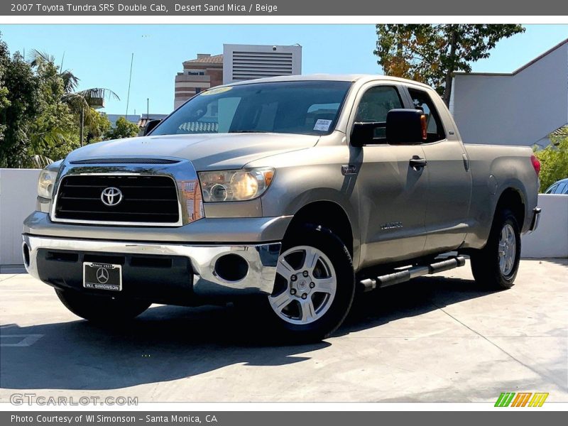 Desert Sand Mica / Beige 2007 Toyota Tundra SR5 Double Cab