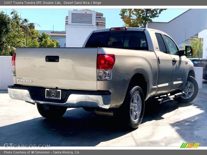 Desert Sand Mica / Beige 2007 Toyota Tundra SR5 Double Cab