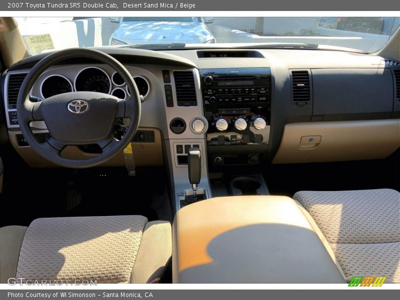 Desert Sand Mica / Beige 2007 Toyota Tundra SR5 Double Cab