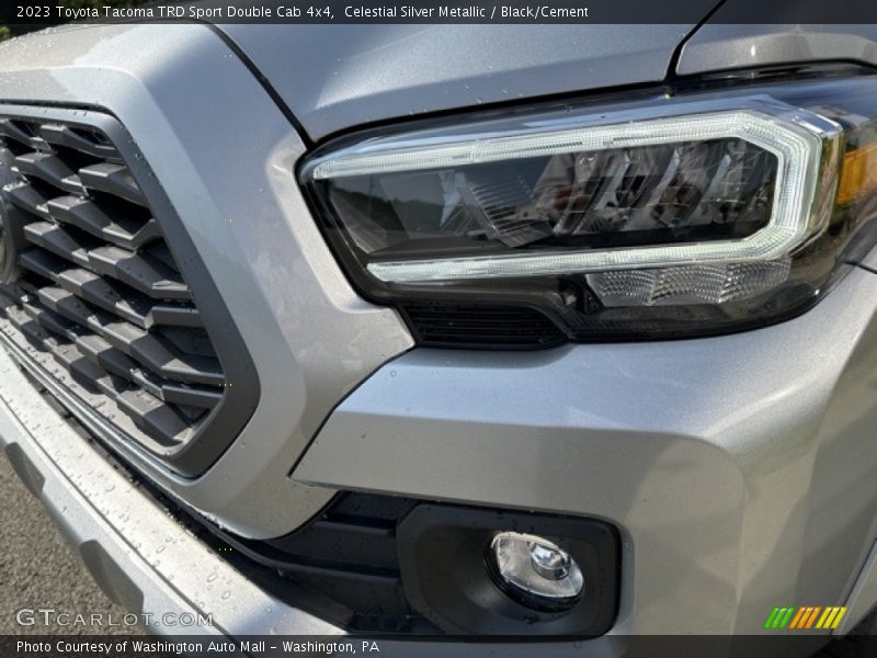 Celestial Silver Metallic / Black/Cement 2023 Toyota Tacoma TRD Sport Double Cab 4x4