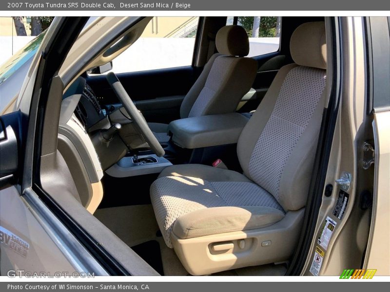 Desert Sand Mica / Beige 2007 Toyota Tundra SR5 Double Cab