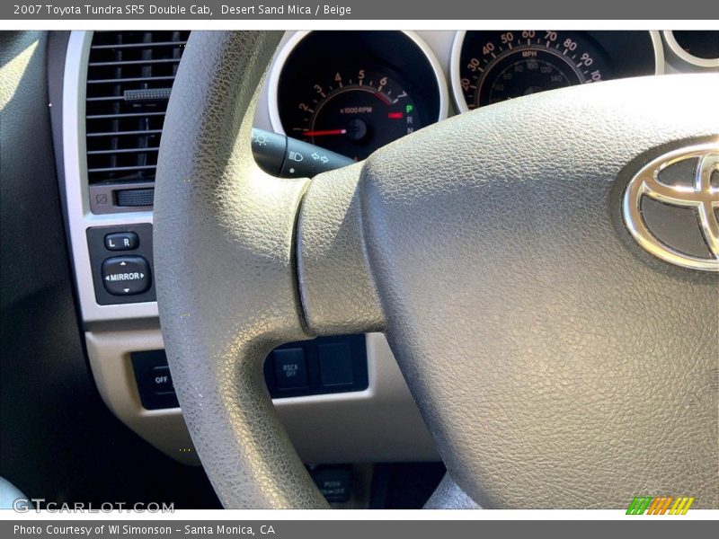 Desert Sand Mica / Beige 2007 Toyota Tundra SR5 Double Cab