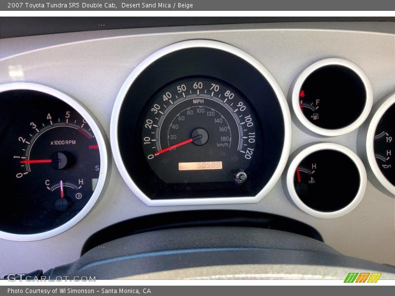 Desert Sand Mica / Beige 2007 Toyota Tundra SR5 Double Cab