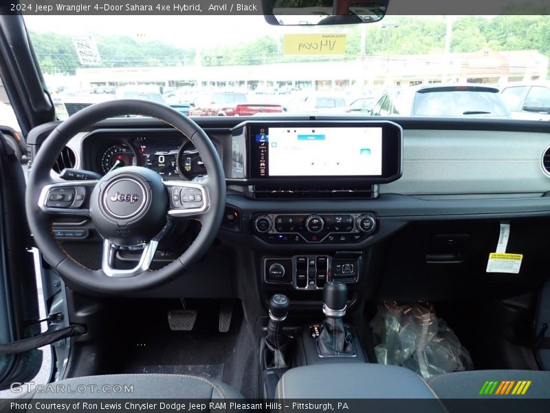 Dashboard of 2024 Wrangler 4-Door Sahara 4xe Hybrid