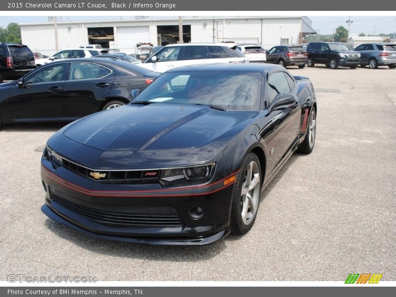 Black / Inferno Orange 2015 Chevrolet Camaro LT Coupe