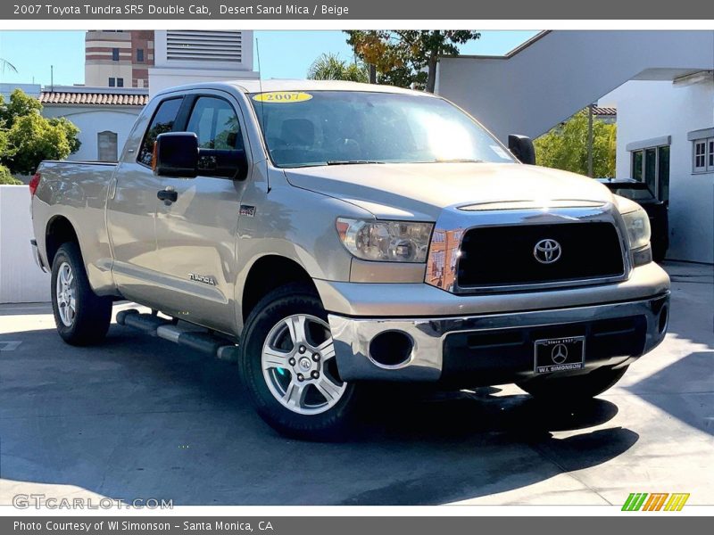 Desert Sand Mica / Beige 2007 Toyota Tundra SR5 Double Cab