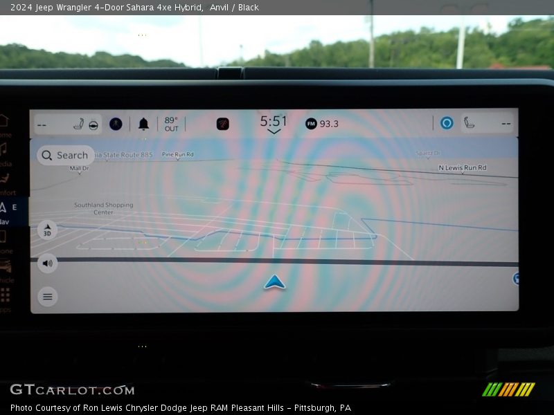 Anvil / Black 2024 Jeep Wrangler 4-Door Sahara 4xe Hybrid