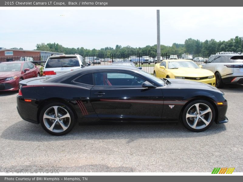 Black / Inferno Orange 2015 Chevrolet Camaro LT Coupe