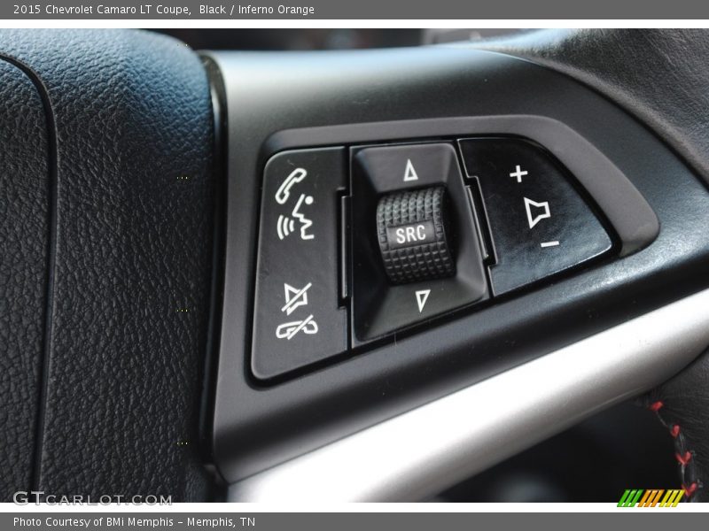 Black / Inferno Orange 2015 Chevrolet Camaro LT Coupe
