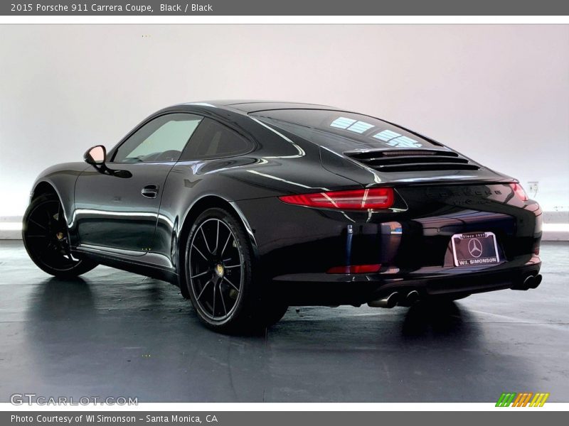 Black / Black 2015 Porsche 911 Carrera Coupe