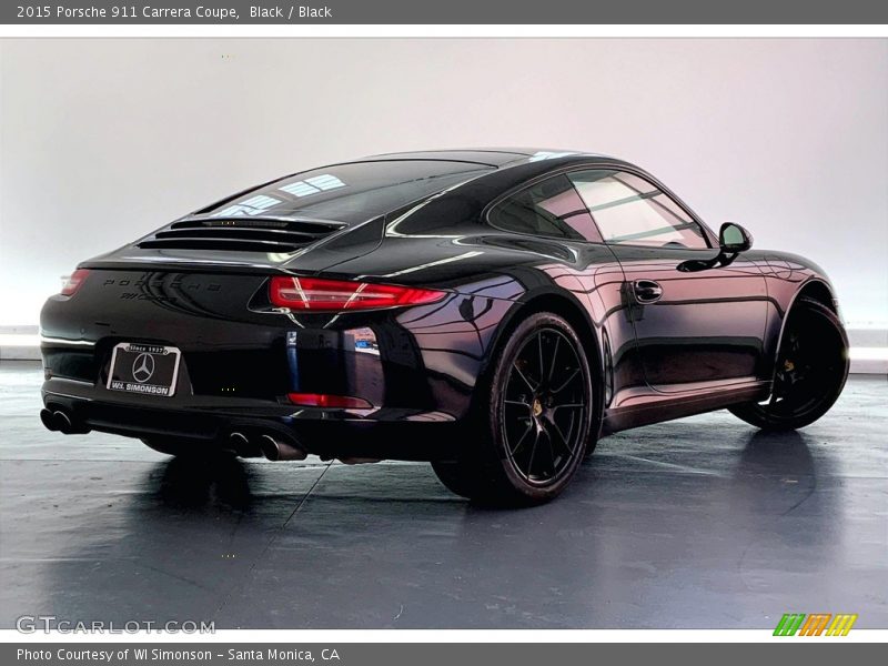 Black / Black 2015 Porsche 911 Carrera Coupe