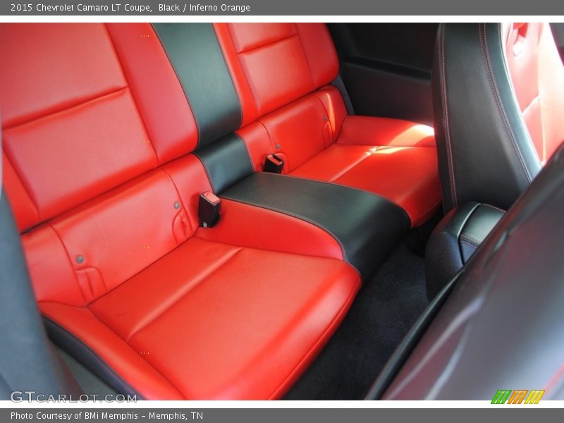 Black / Inferno Orange 2015 Chevrolet Camaro LT Coupe