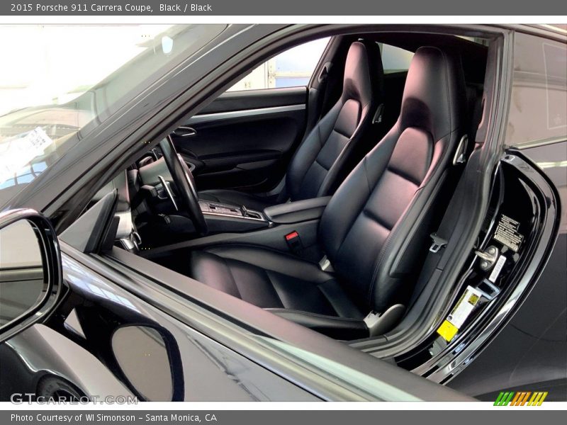 Front Seat of 2015 911 Carrera Coupe