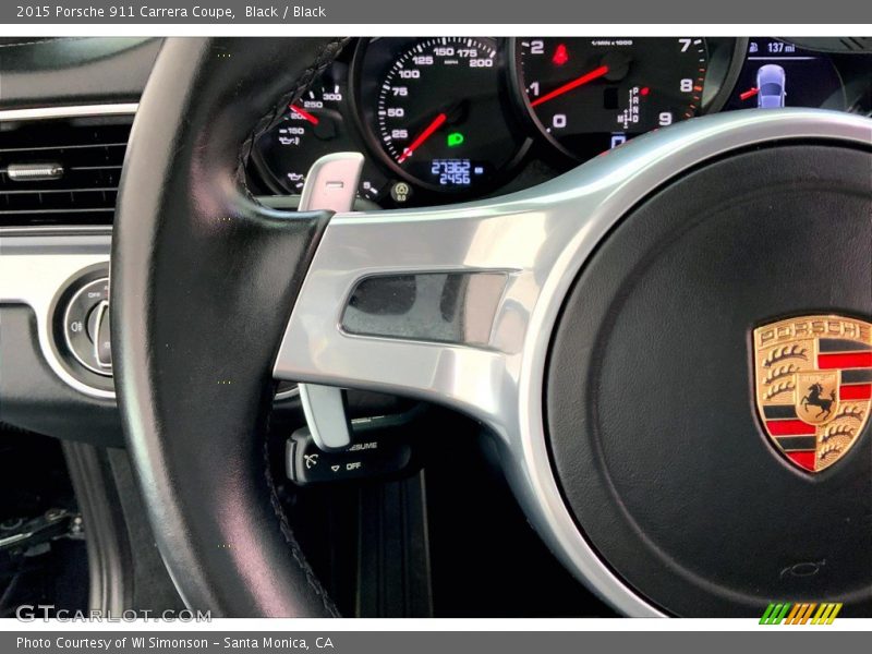  2015 911 Carrera Coupe Steering Wheel